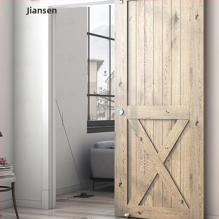 Apaļš durvju rokturis slidajām durvīm – oglekļa tērauds, plastmasas izsmidzināšanas pārklājums