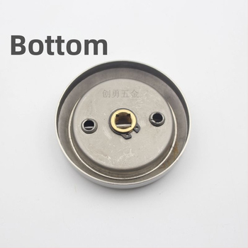 Nerūdijančio plieno nematoma durų rankena – apvali traukimo kilpa, modelis JCF-062, šiuolaikinis minimalistinis stilius