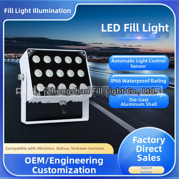 LED stebėjimo šviesa su blyksniu – IP66, 15W, 1950 lm, AC 86-260V, modelis BG-15WBGD-X, skirta eismo stebėsenai ir numerių atpažinimui