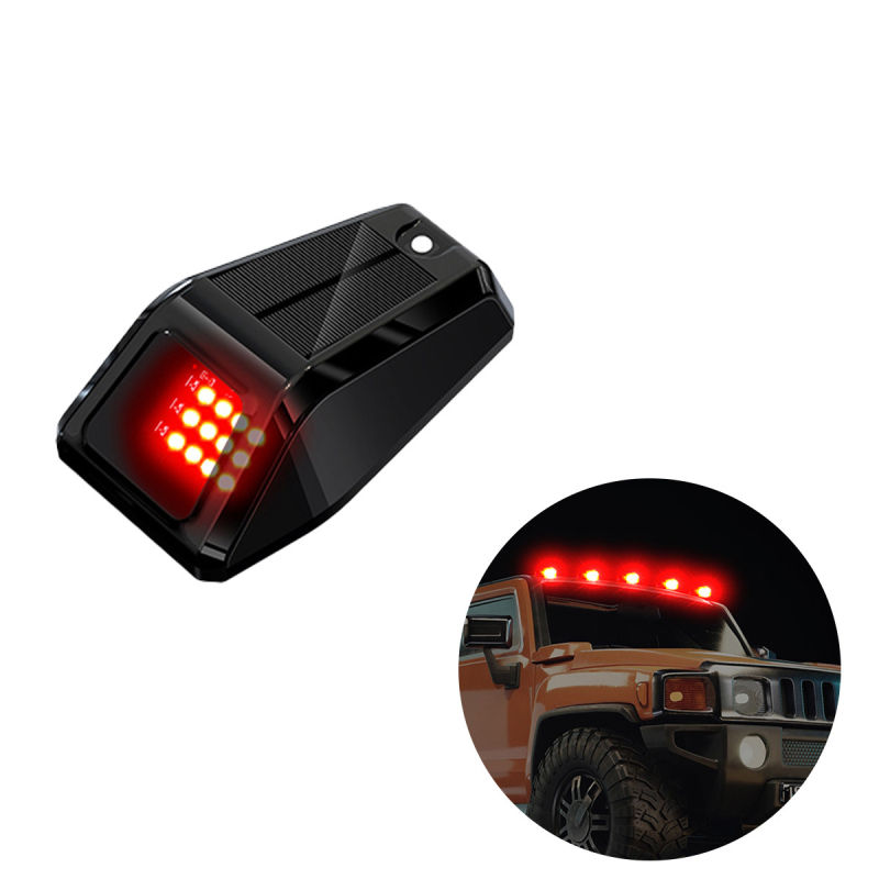 Соларен LED пилотна светлина за покрива на автомобил - 12 LED DRL и амбиентно предупредително осветление. Модел DRL172