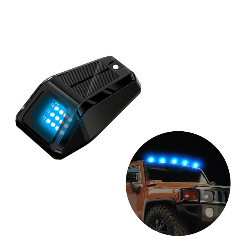 Соларен LED пилотна светлина за покрива на автомобил - 12 LED DRL и амбиентно предупредително осветление. Модел DRL172