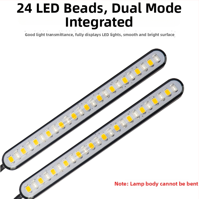 LED divkrāsains pagrieziena signāls ar tekošas ūdens efektu un reģistrācijas numura gaismu elektriskajiem motocikliem – modelis motor269, 12V