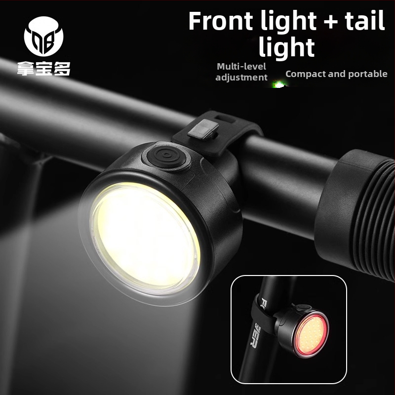 Dviračio priekinis ir galinis žibintas komplektas – tinkamas kalnų ir kelio dviračiams, LED naktiniam važiavimui, dviračių priedai