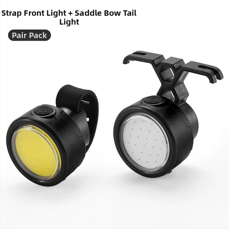 Dviračio priekinis ir galinis žibintas komplektas – tinkamas kalnų ir kelio dviračiams, LED naktiniam važiavimui, dviračių priedai