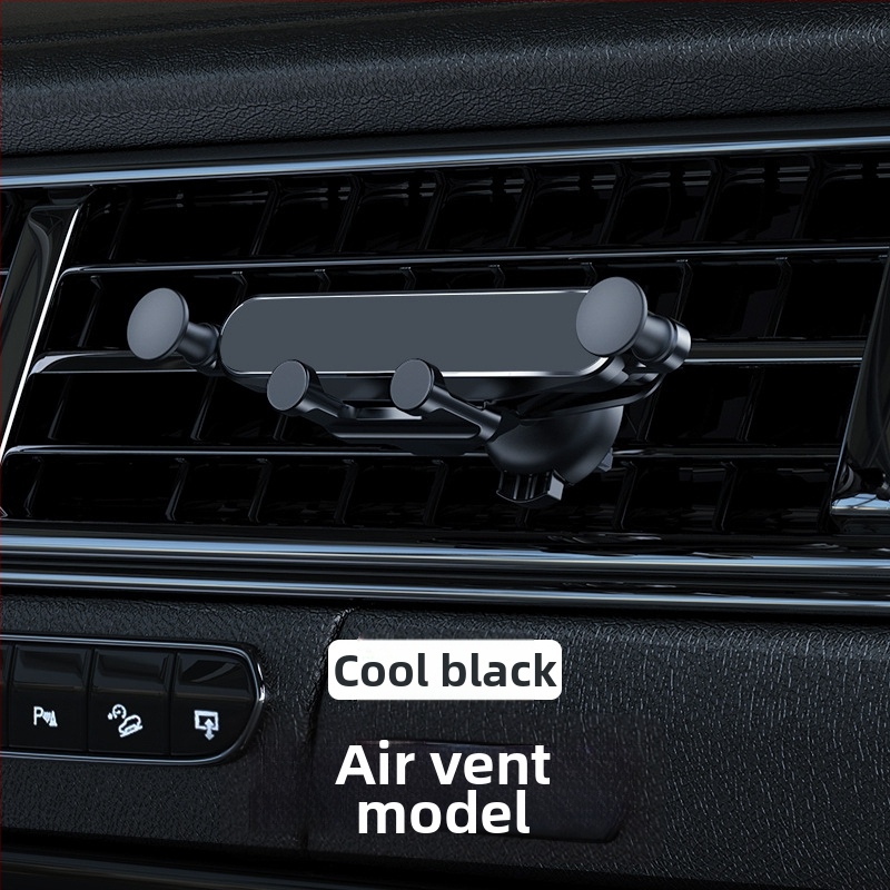 Gravitacijos automobilio telefono laikiklis - aliuminio laikiklis ventiliacijos angai, pritaikomas