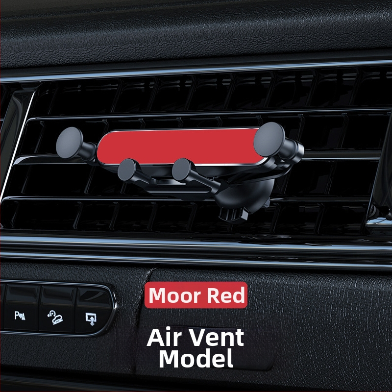 Gravitacijos automobilio telefono laikiklis - aliuminio laikiklis ventiliacijos angai, pritaikomas