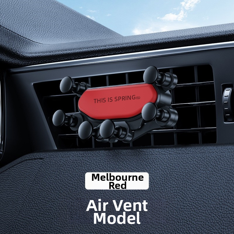 Gravitacijos automobilio telefono laikiklis - aliuminio laikiklis ventiliacijos angai, pritaikomas