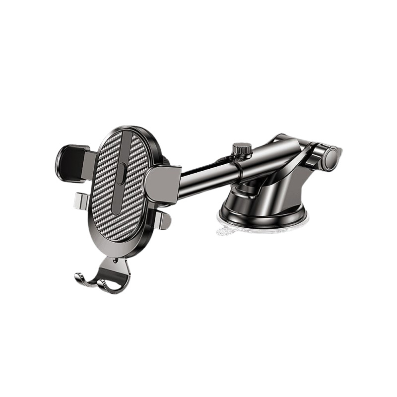 Auto telefonihoidja imava kinnitusega, universaalne sõidukitele, teleskoopiline, 360° pöörlemine armatuurlaual