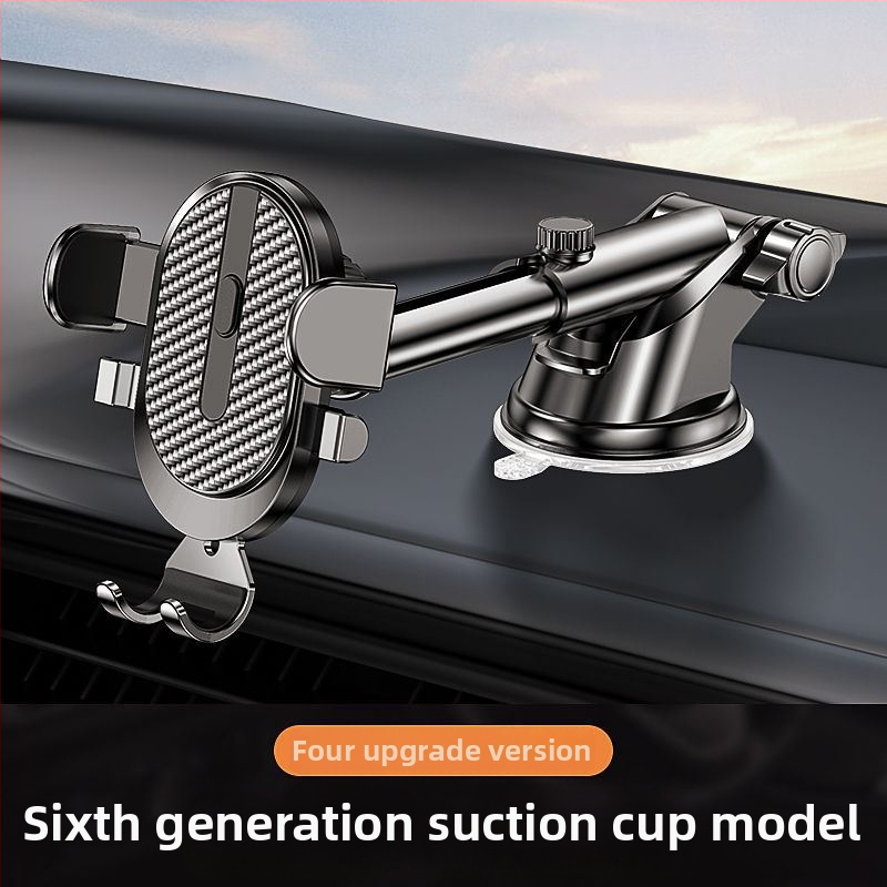 Auto telefonihoidja imava kinnitusega, universaalne sõidukitele, teleskoopiline, 360° pöörlemine armatuurlaual