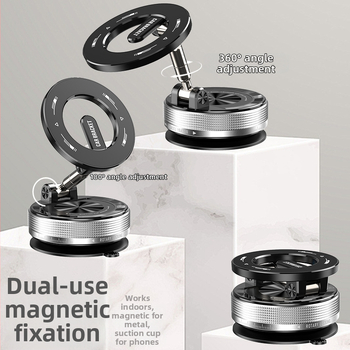 Ke hao automobilių telefono laikiklis su siurbimo tvirtinimu, 360° pasukimas, USB įkrovimo lizdas, universalus suderinamumas