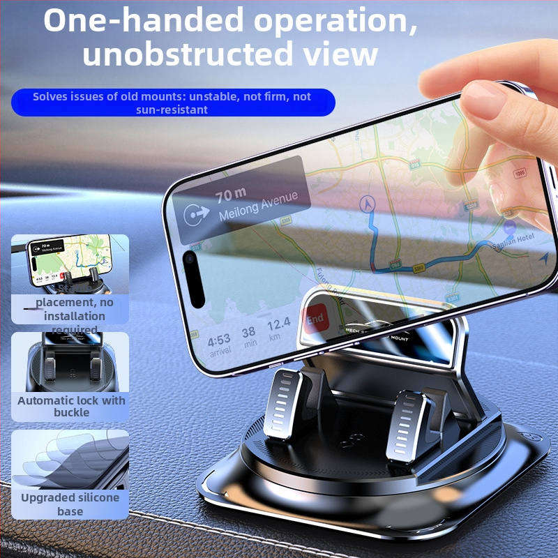 Βάση τηλεφώνου αυτοκινήτου – 360° περιστροφή, κολλητή εγκατάσταση, καθολική συμβατότητα, δυνατότητα προσαρμογής