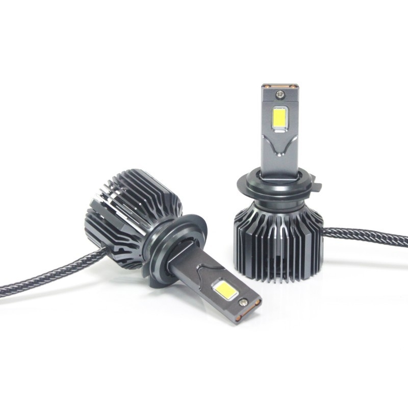 Far LED pentru automobil H11, 100 W, 12 V, 10000 lm, carcasă din aluminiu.