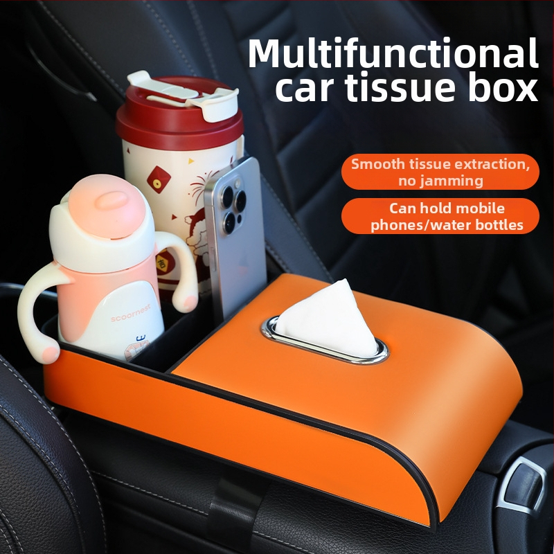 Nahk auto keskkäetoe mäluvahtu pad, universaalne sobivus, 500 g, kohandamine saadaval