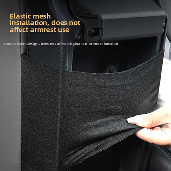 Auto käetoe alus memory foam, Nappa naha kate, universaalne sobivus, Evans — volitatud eribränd