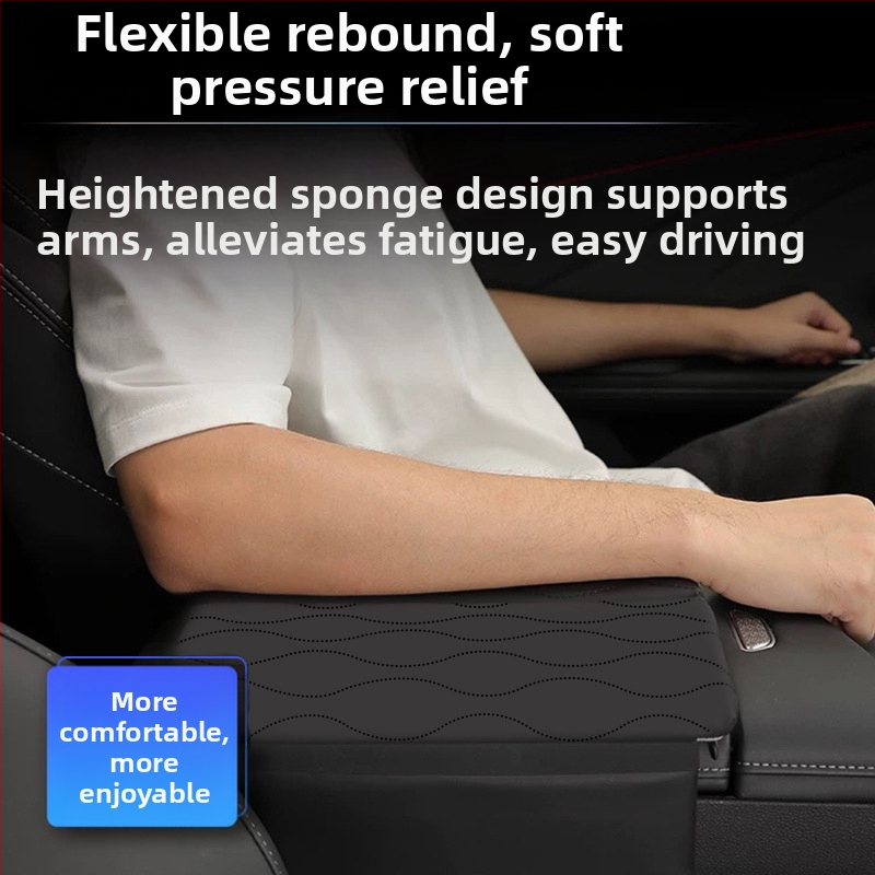 Spetsiaalne naha keskse käetoe padja jaoks Chery Fengyun T9 – keskse konsooli kaitsekate ja hoiukonteiner