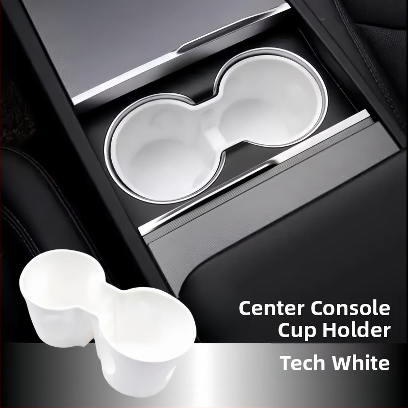 Tesla Model Y keskse konsooli tassihoidik (uus versioon) – TPE materjal, tassi slot piiraja