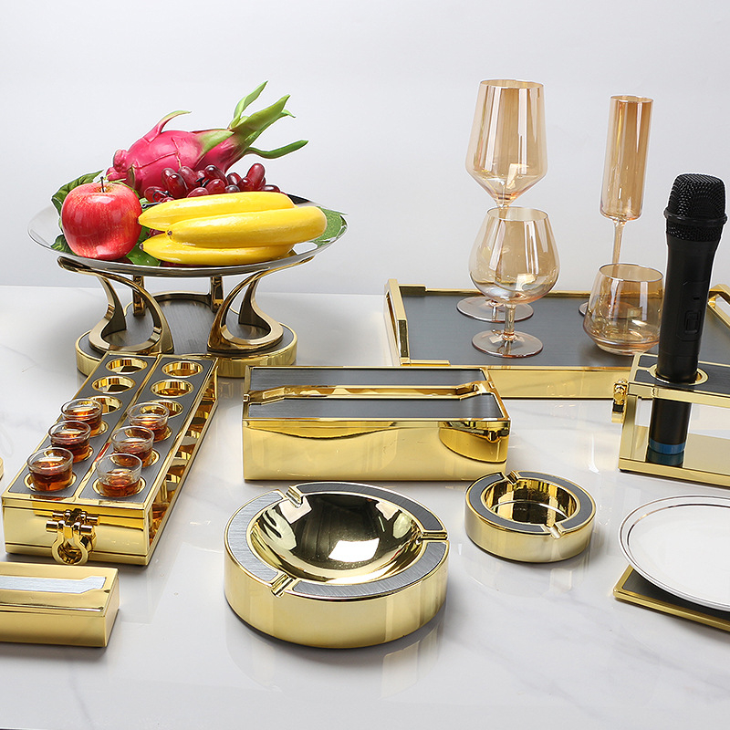 Nerūdijančio plieno pelenų indas barui, KTV, užeigai, internetinei kavinei, svetainei ir biurui – daugkartinio naudojimo, logotipo spausdinimo galimybė, šiuolaikinis minimalistinis stilius, korėjietiškas stilius