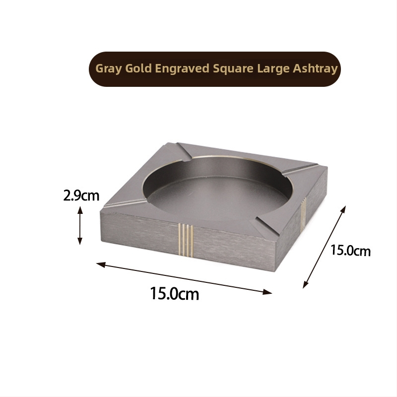 Nerūdijančio plieno pelenų indas barui, KTV, užeigai, internetinei kavinei, svetainei ir biurui – daugkartinio naudojimo, logotipo spausdinimo galimybė, šiuolaikinis minimalistinis stilius, korėjietiškas stilius