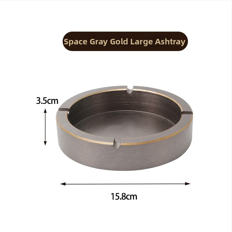 Nerūdijančio plieno pelenų indas barui, KTV, užeigai, internetinei kavinei, svetainei ir biurui – daugkartinio naudojimo, logotipo spausdinimo galimybė, šiuolaikinis minimalistinis stilius, korėjietiškas stilius