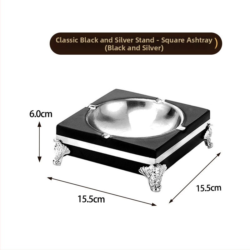 Nerūdijančio plieno pelenų indas barui, KTV, užeigai, internetinei kavinei, svetainei ir biurui – daugkartinio naudojimo, logotipo spausdinimo galimybė, šiuolaikinis minimalistinis stilius, korėjietiškas stilius