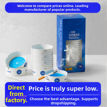 Vienkartinis plastikinis pelenų indas, Jynb, paprastas stilius, autorizuotas privatus prekės ženklas