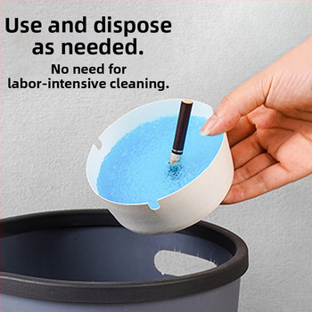 Vienkartinis plastikinis pelenų indas, Jynb, paprastas stilius, autorizuotas privatus prekės ženklas