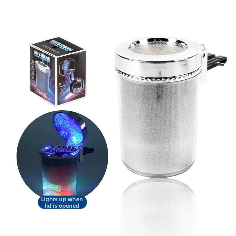 Automobilio peleninė su kabinamu LED ambientiniu apšvietimu oro išleidimo angai, BY-1261, plastikas, liejimas, 145 g