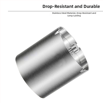 Nerūdijančio plieno peleninė su uždaru vėją apsaugančiu dangteliu, sustorėjęs korpusas, kūrybingas dizainas, namams ir automobiliui, pritaikomas