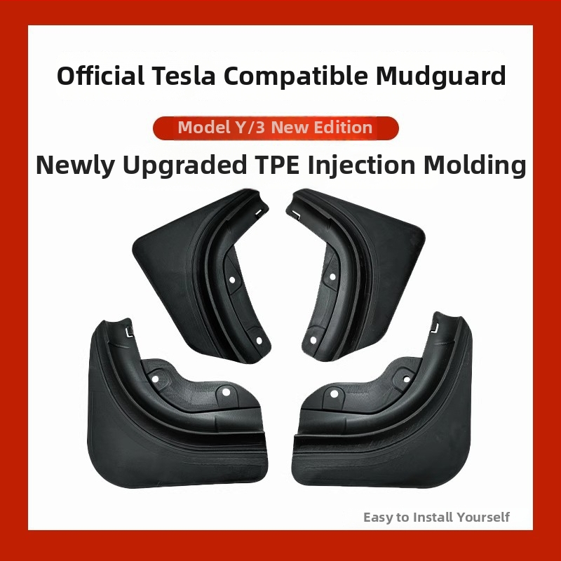 Priekinis OEM sparnas Tesla Model Y – Nauja versija, Medžiaga: TPE