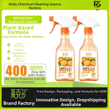 Šaldytuvo valymo priemonė su dezodoruojančiu geliu pelėsių šalinimui, daugiafunkcinis valiklis, 350 ml, saugus dėmių šalinimas