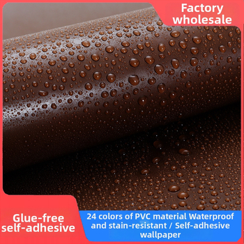 Savarankiškai lipanti PVC tapetė ant sienų ir langų – atspari drėgmei, dekoratyvus raštas, šiuolaikiškas minimalistinis stilius, trijų sluoksnių konstrukcija