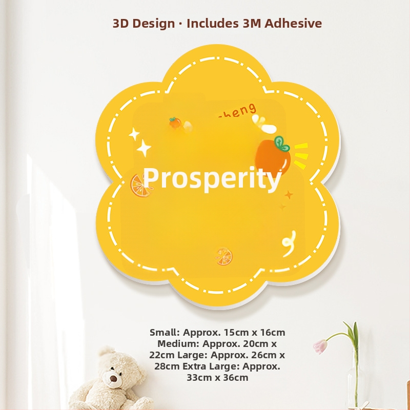 3D dekoratyviniai sieniniai lipdukai su palaiminimais, PVC, daugiau nei 5 vnt., universali erdvė, šiuolaikinis minimalistinis stilius