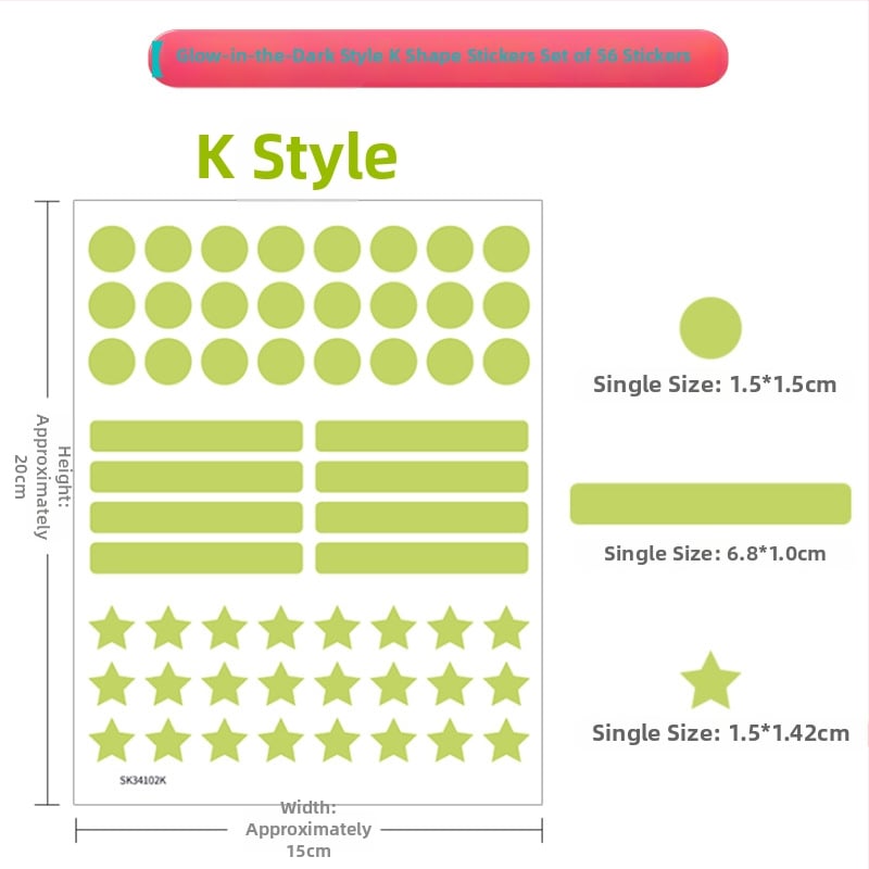 Šviesinantis jungiklio sienos lipdukas – PVC dekoras, vientisas raštas, tinkamas svetainei, miegamajam, įėjimui ir komercinėms patalpoms, modernus minimalistinis stilius