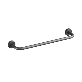 Bară de prosoape din oțel inox, montată pe perete, cu o singură tijă, încărcare 10 kg, finisaj electrostatic, montaj fără găuri, stil modern