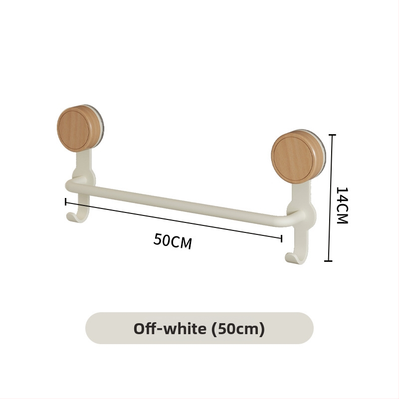 Nerūdijančio plieno rankšluosčio laikiklis, 5 kg apkrova, 1 sluoksnis, paviršius su medienos vašku ir alyva, atsparus vandeniui, šviesus prabangos stilius