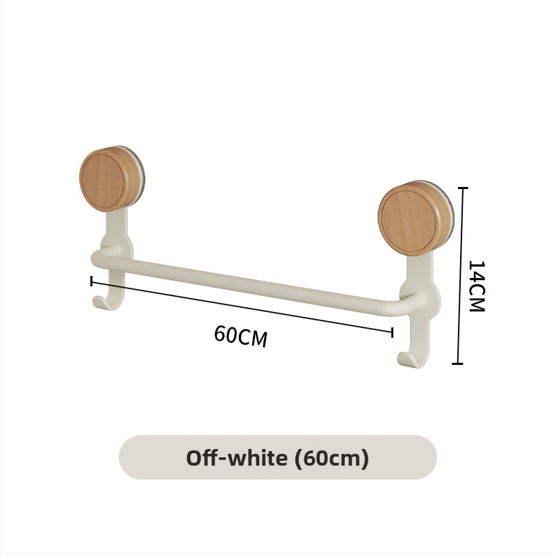 Nerūdijančio plieno rankšluosčio laikiklis, 5 kg apkrova, 1 sluoksnis, paviršius su medienos vašku ir alyva, atsparus vandeniui, šviesus prabangos stilius