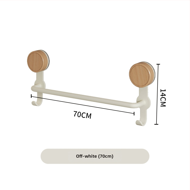 Nerūdijančio plieno rankšluosčio laikiklis, 5 kg apkrova, 1 sluoksnis, paviršius su medienos vašku ir alyva, atsparus vandeniui, šviesus prabangos stilius