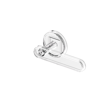 Bară de prosoape - Sistem de depozitare montat pe perete cu cârlig în formă de L, din plastic, lucios, capacitate 5 kg