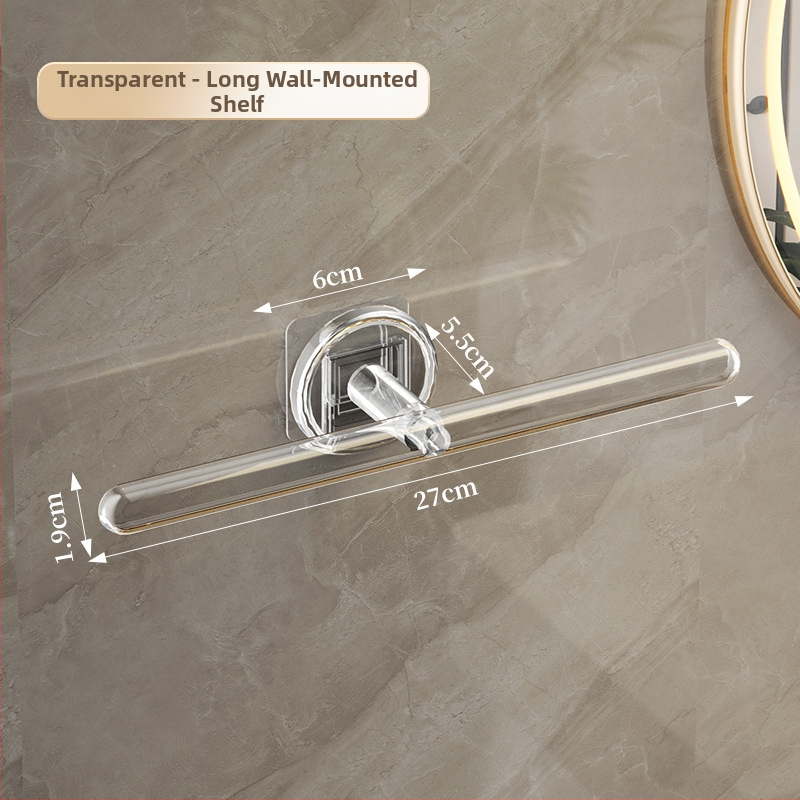 Rankšluosčių laikiklis – sieninis saugyklos blokas su L formos kabliuku, plastikas, blizgus paviršius, 5 kg apkrova