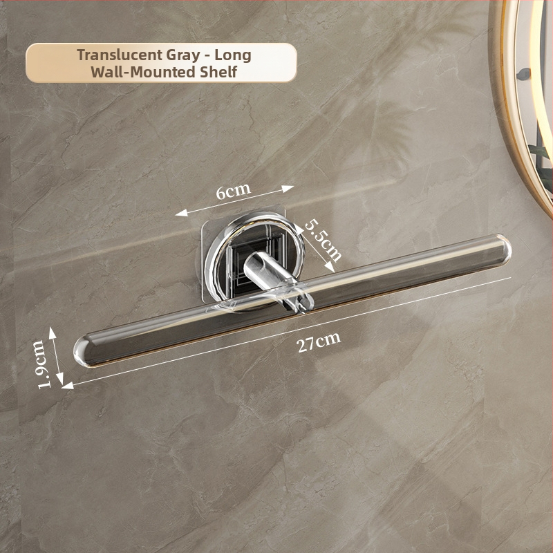 Rankšluosčių laikiklis – sieninis saugyklos blokas su L formos kabliuku, plastikas, blizgus paviršius, 5 kg apkrova