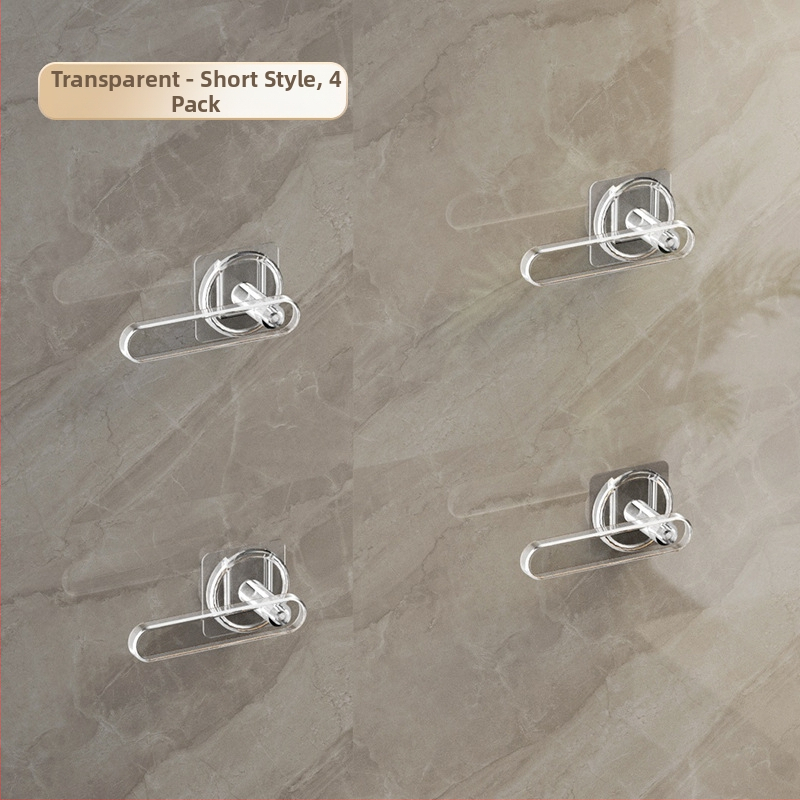 Rankšluosčių laikiklis – sieninis saugyklos blokas su L formos kabliuku, plastikas, blizgus paviršius, 5 kg apkrova