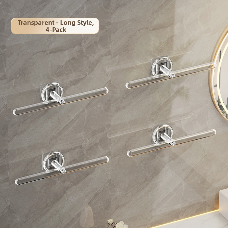 Rankšluosčių laikiklis – sieninis saugyklos blokas su L formos kabliuku, plastikas, blizgus paviršius, 5 kg apkrova