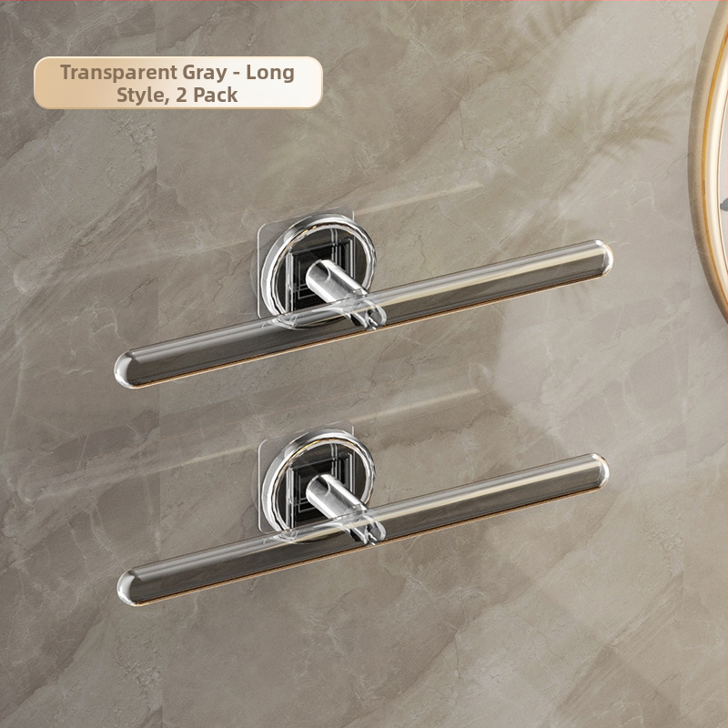 Rankšluosčių laikiklis – sieninis saugyklos blokas su L formos kabliuku, plastikas, blizgus paviršius, 5 kg apkrova