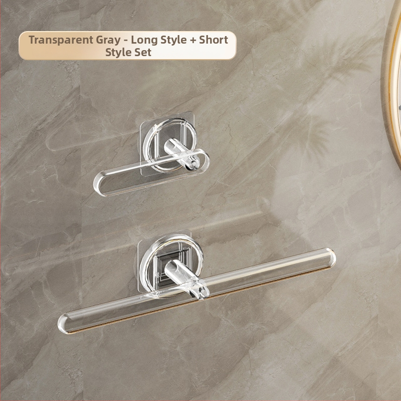 Rankšluosčių laikiklis – sieninis saugyklos blokas su L formos kabliuku, plastikas, blizgus paviršius, 5 kg apkrova