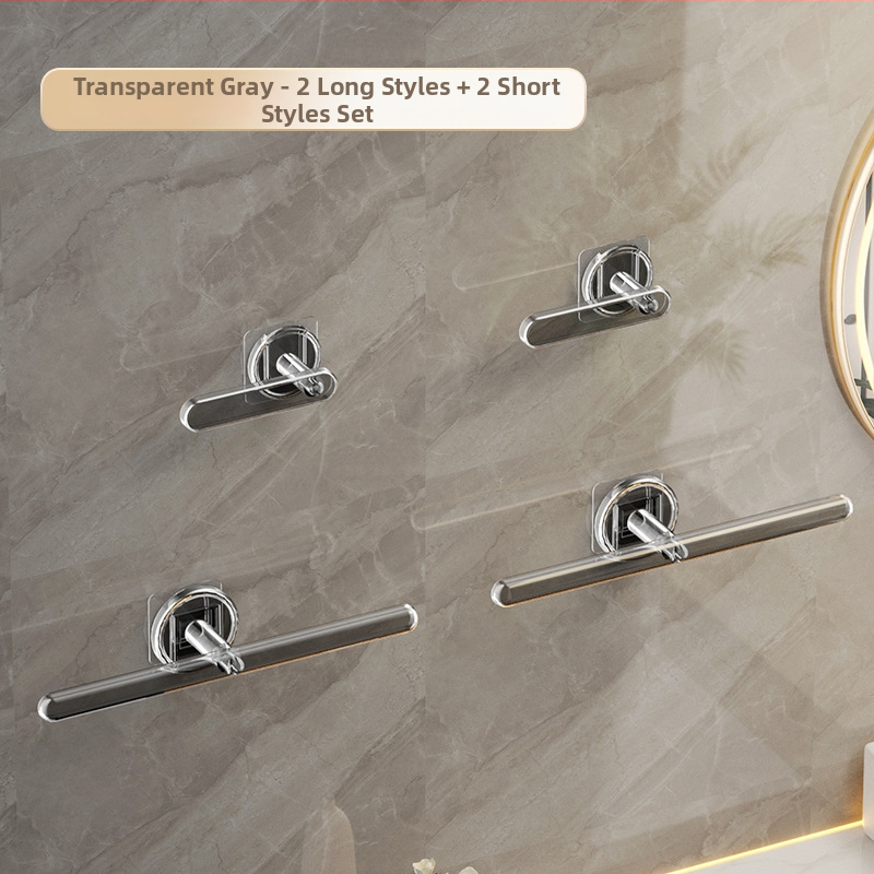 Rankšluosčių laikiklis – sieninis saugyklos blokas su L formos kabliuku, plastikas, blizgus paviršius, 5 kg apkrova