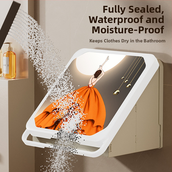 Sieninis vonios laikiklis su sulankstoma plastiko laikymo dėže, poliruota paviršia, 10 kg talpa