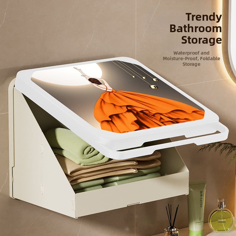 Sieninis vonios laikiklis su sulankstoma plastiko laikymo dėže, poliruota paviršia, 10 kg talpa