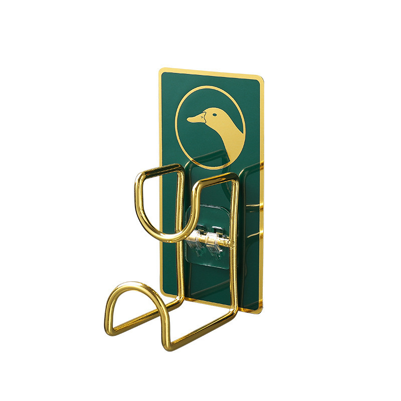 Nerūdijančio plieno sieninis organizatorius su kabliu, klijuojamas be gręžimo, virtuvei ir voniai, modelis B2436, 1 lygis