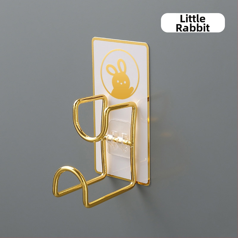 Nerūdijančio plieno sieninis organizatorius su kabliu, klijuojamas be gręžimo, virtuvei ir voniai, modelis B2436, 1 lygis