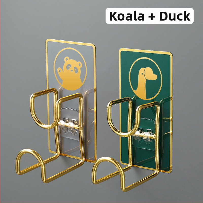 Nerūdijančio plieno sieninis organizatorius su kabliu, klijuojamas be gręžimo, virtuvei ir voniai, modelis B2436, 1 lygis